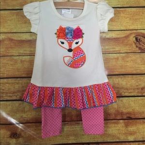 2 piece top and tights 12 months